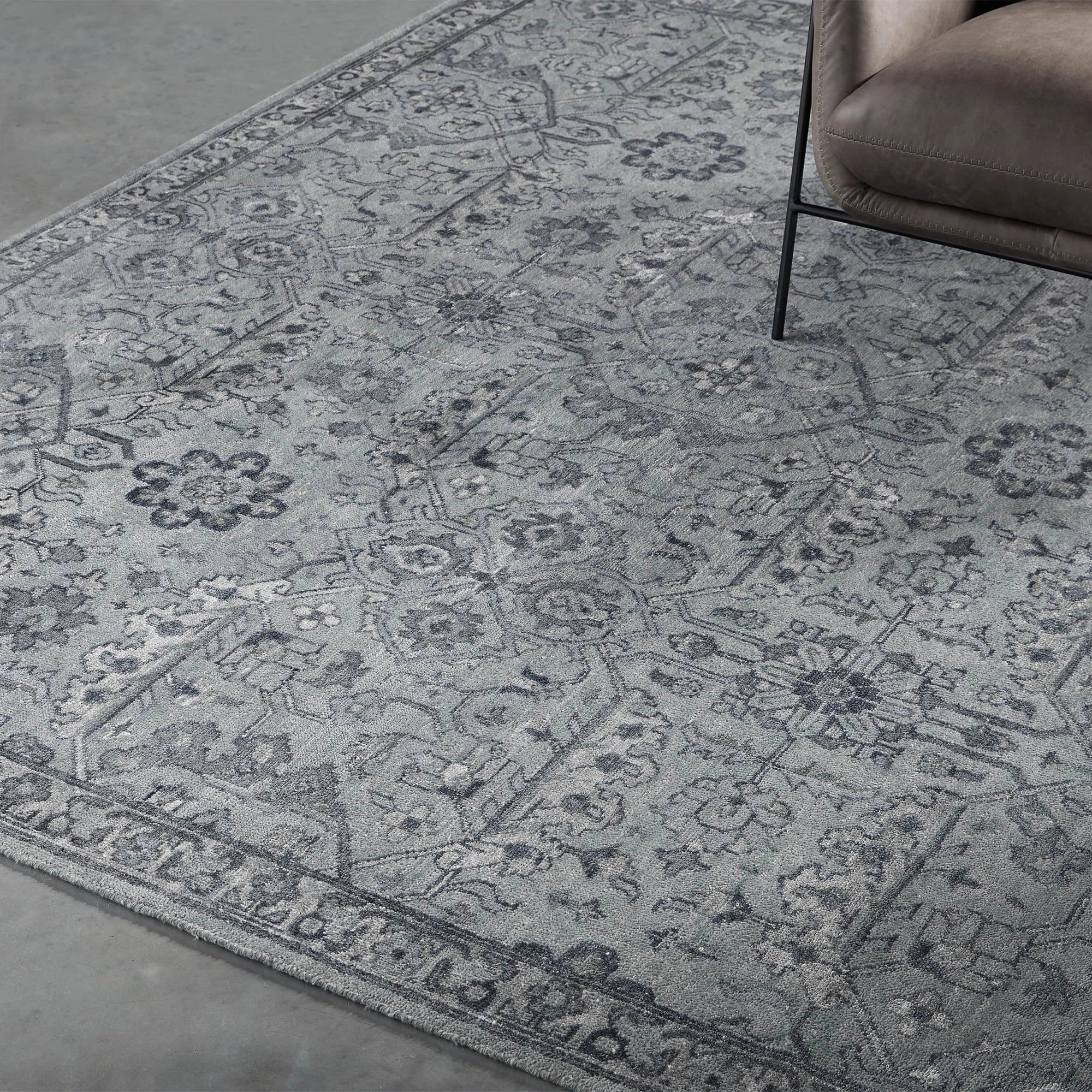 Sonona Hand-Knotted Rug Traditional Mixed with Modern Style Unique Carpet