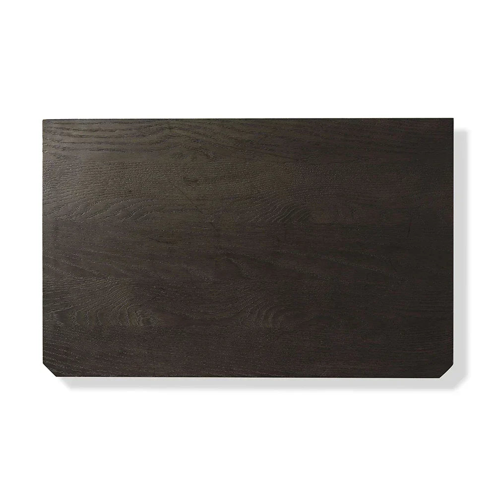 St. Martin Wood Closed Nightstand Oak Nightside Table with Soft-Close 3-Drawer Cabinet