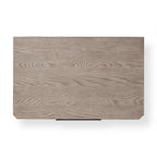 St. Martin Wood Closed Nightstand Oak Nightside Table with Soft-Close 3-Drawer Cabinet