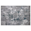 Tapis Torino Mosaïque Fragmentée Abstraite Neutre Style Géométrique Fragmenté et Vieilli Moderne