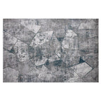 Tapis Torino Mosaïque Fragmentée Abstraite Neutre Style Géométrique Fragmenté et Vieilli Moderne