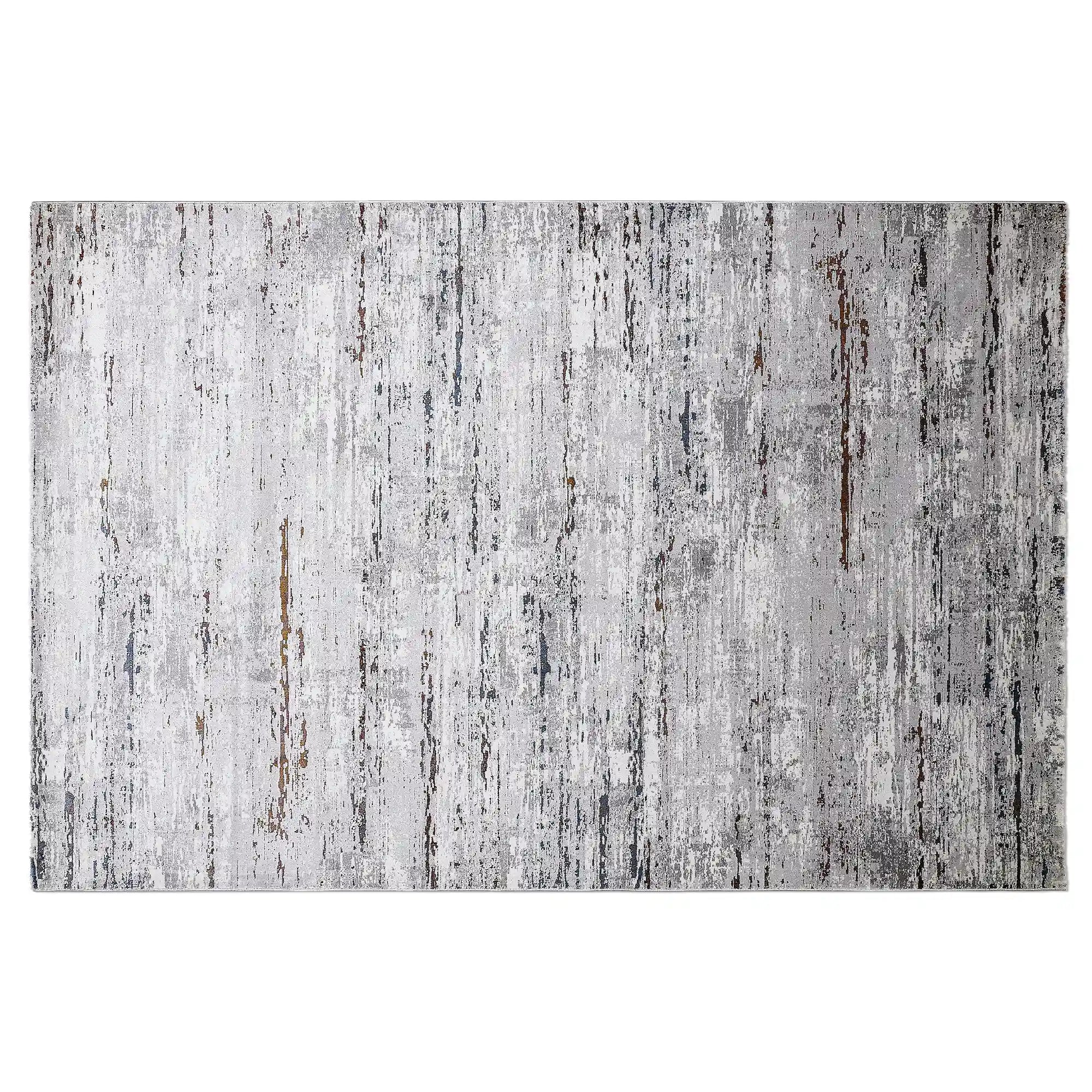 Torino Vertical Weathered Strata Abstract Neutral Area Rug Sophisticated & Versatile Modern Style Carpet
