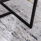 Torino Vertical Weathered Strata Abstract Neutral Area Rug Sophisticated & Versatile Modern Style Carpet