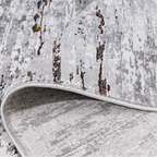 Torino Vertical Weathered Strata Abstract Neutral Area Rug Sophisticated & Versatile Modern Style Carpet