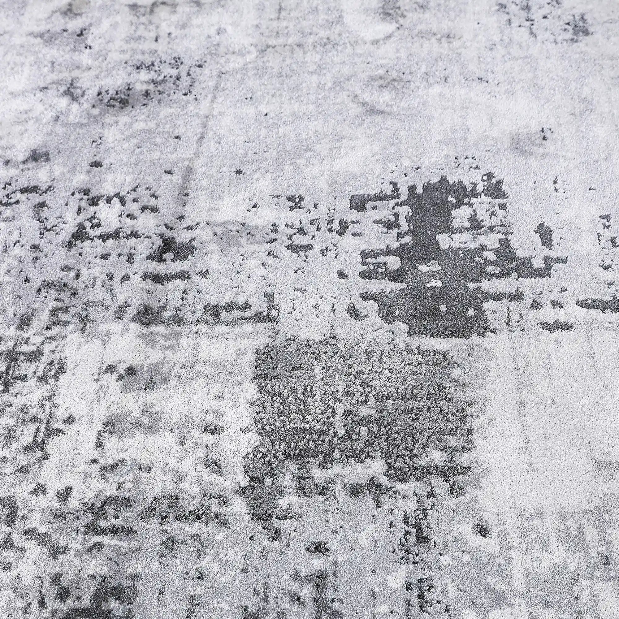 Torino Washed Linear Layered Abstract Neutral Area Rug Vintage-Style Relaxed Carpet Modern Washed Distressed Style