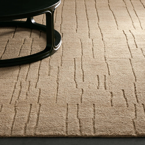 Tapis Walter noué main en laine grossière de Nouvelle-Zélande
