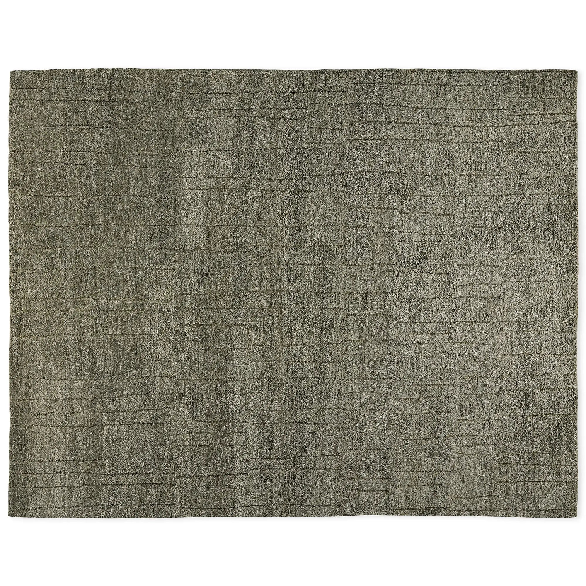 Walter Hand-Knotted Rug New Zealand Coarse-Carded Wool Carpet