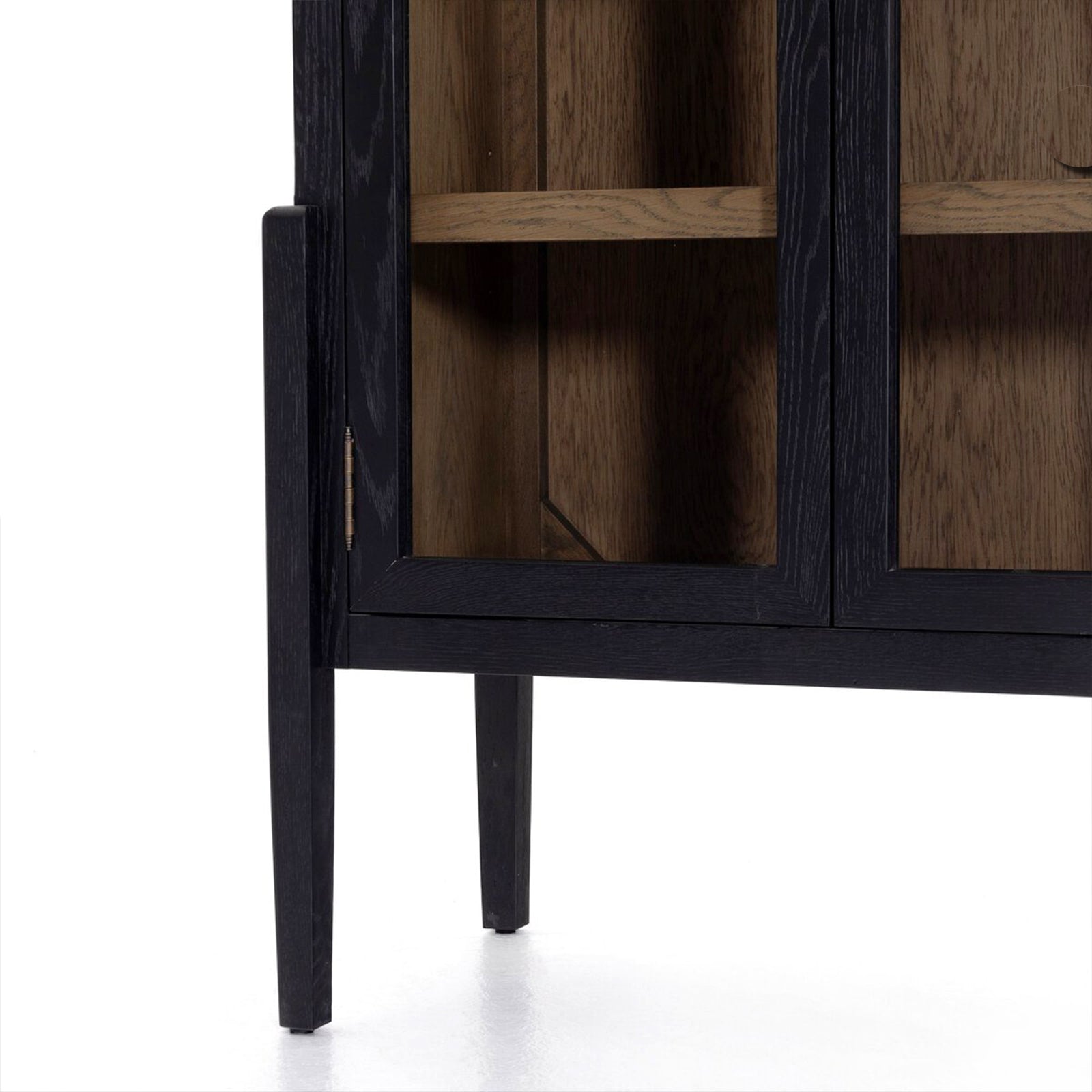 Hattie Open Bookcase Glass Door Tall Display Cabinets Wood File Cabinets Dining Sideboards