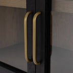 Hattie Open Bookcase Glass Door Tall Display Cabinets Wood File Cabinets Dining Sideboards