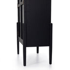 Hattie Open Bookcase Glass Door Tall Display Cabinets Wood File Cabinets Dining Sideboards