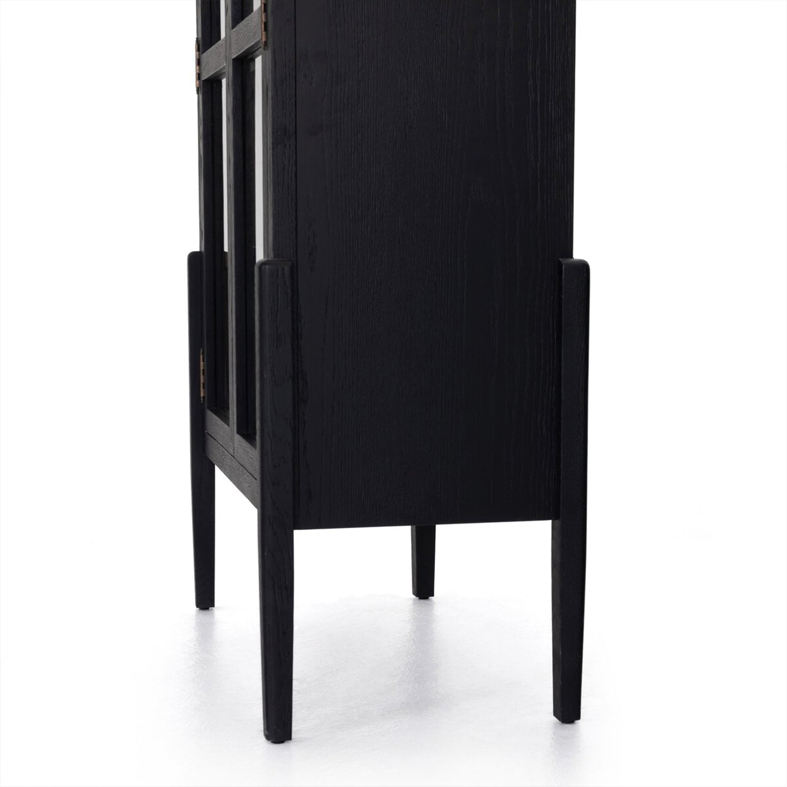 Hattie Open Bookcase Glass Door Tall Display Cabinets Wood File Cabinets Dining Sideboards