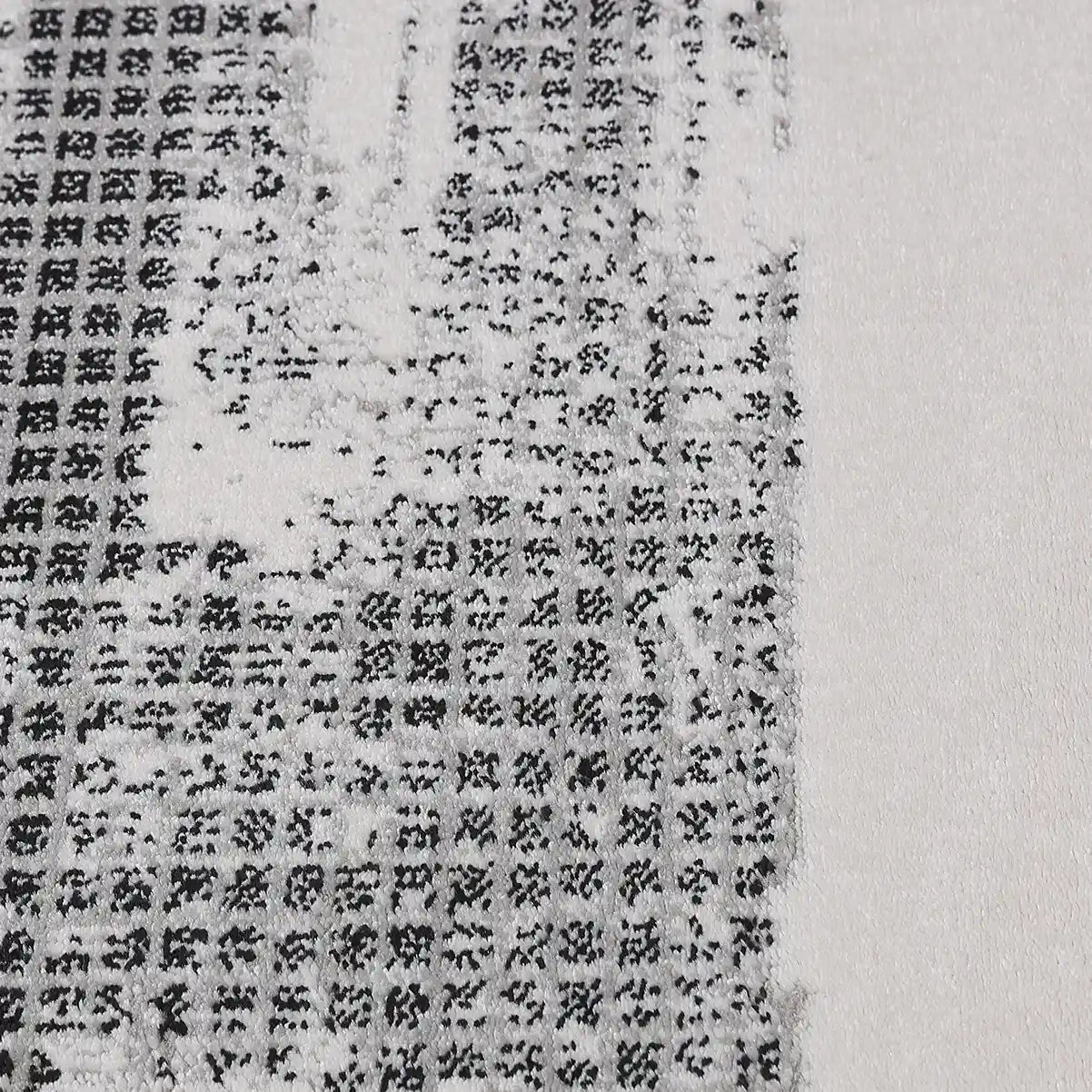 Xiangshe Textured Grid Modern Area Rug Artistic & Retro Minimalist & Rational Style Carpet