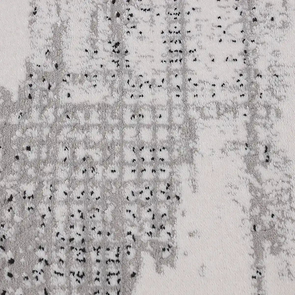 Xiangshe Textured Grid Modern Area Rug Artistic & Retro Minimalist & Rational Style Carpet