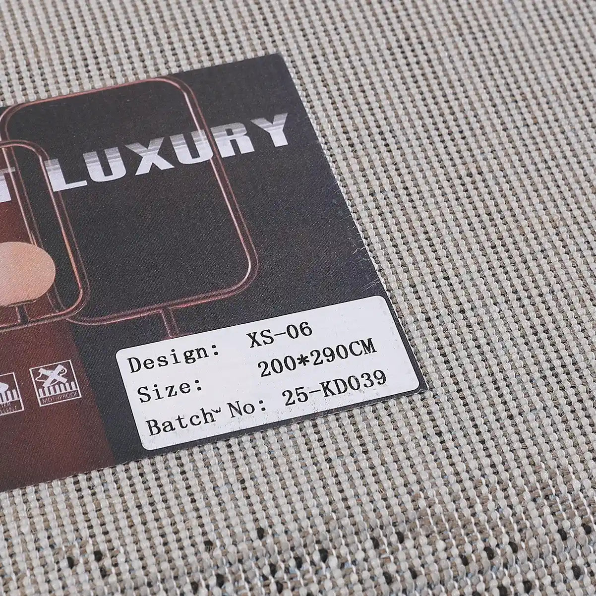 Xiangshe Textured Grid Modern Area Rug Artistic & Retro Minimalist & Rational Style Carpet