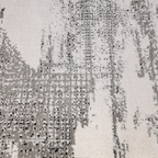 Xiangshe Textured Grid Modern Area Rug Artistic & Retro Minimalist & Rational Style Carpet