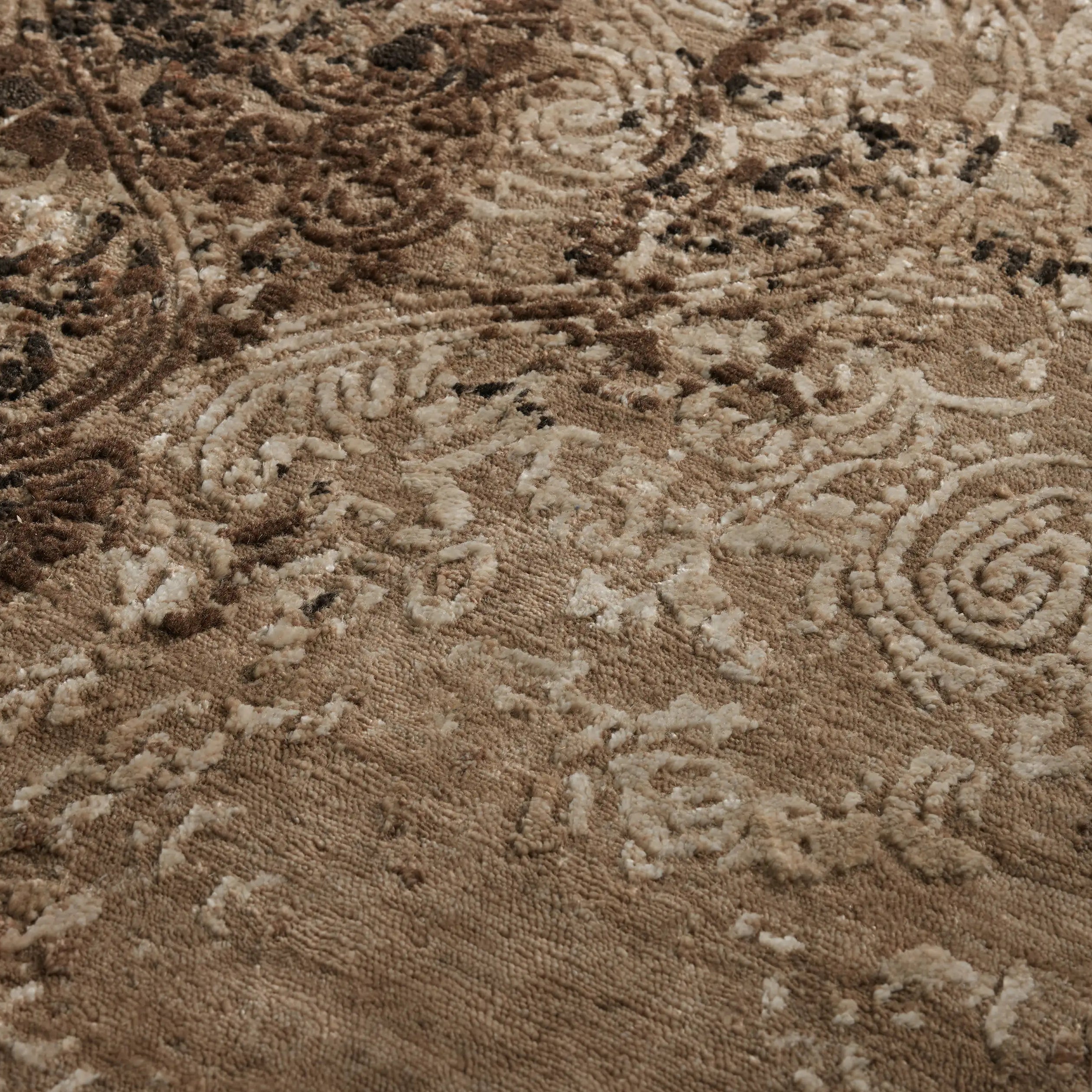 Zealand handgeknüpfter runder Teppich, modern & traditionell, künstlerischer Stil