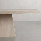 Ilaria Rectangle Natural Travertine Stone Dining Table