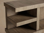 Leandro Oak Wood Media Console Entryways Table Wabi-Sabi Modern Minimalism Style Entrance Table