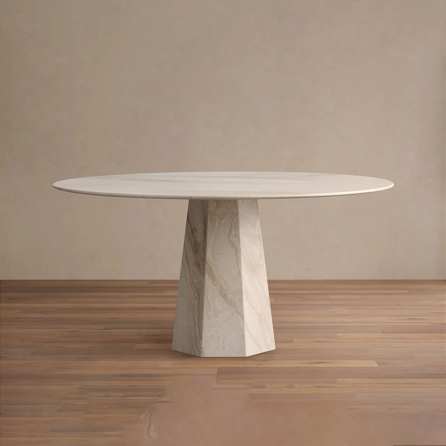 Modena Round Dining Table with Italian Marble Top