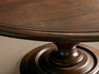 Asolo Round Tulipwood Dining Table Hand-Carved Base