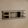 Leandro Oak Wood Media Console Entryways Table Wabi-Sabi Modern Minimalism Style Entrance Table