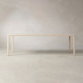 Ford Ash Wood Rectangle Dining Table Modern Rural Parsons Style
