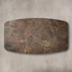 Pola Couchtisch aus Holz, Wabi-Sabi-Philosophie, Wohnzimmer-Mittel-Teetisch aus Eschenholz