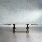 Bell'Arte Wood Expandable Dining Table Florence Center Hand-painted Floral Dining Table With two 20" Extensions