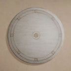 Girardi Margherita Bell'Arte Round Wood Dining Table Antique Vintage Distressed Furniture