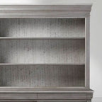 Giada Bell'Arte Tulip Wood Bookcase Vintage Tall Display Cabinet Antique Dining Sideboard