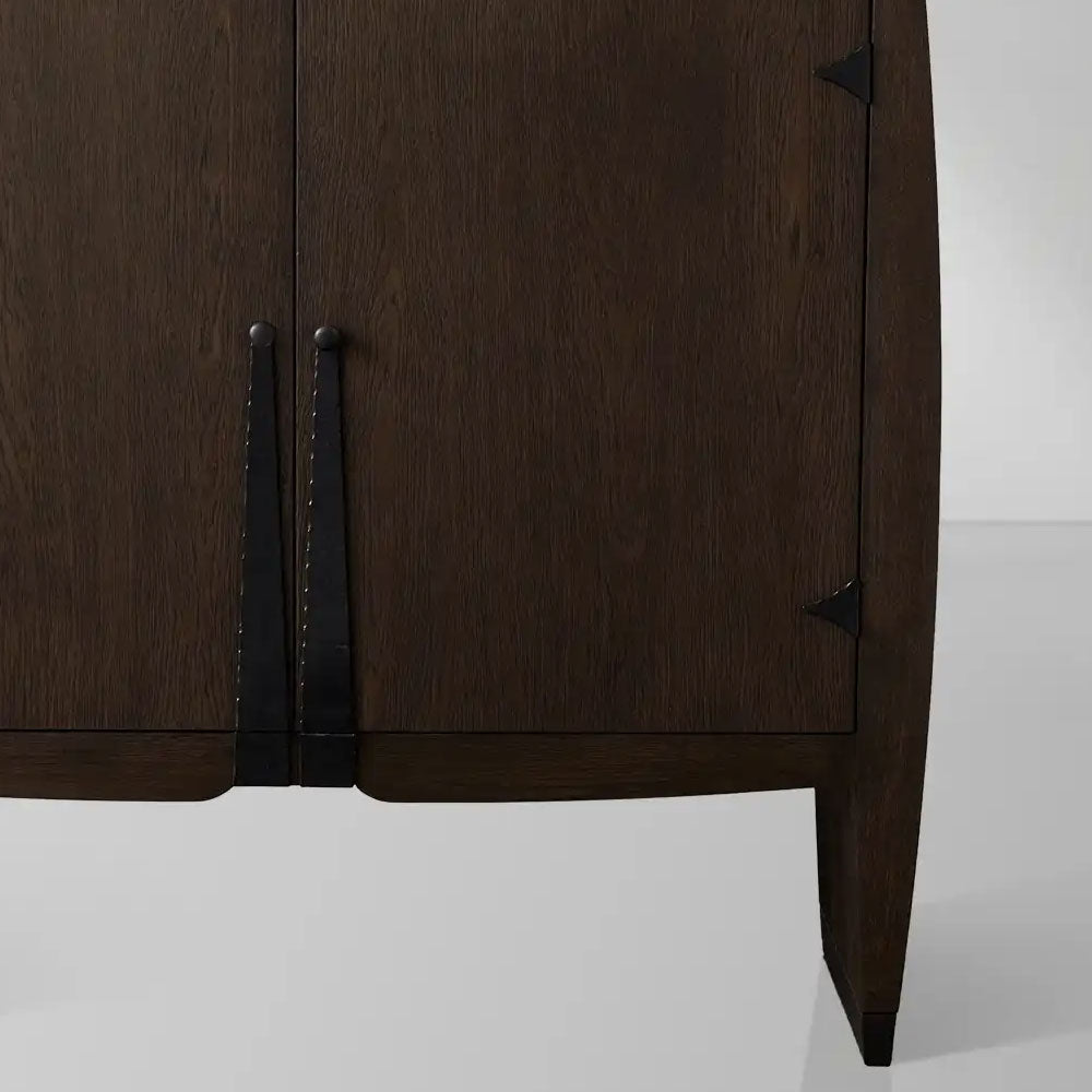 Dacia Vintage Eiche Buffet Sideboard Holz Eingangsschrank Aufbewahrungsschrank Wohnzimmer Eingangsbereich