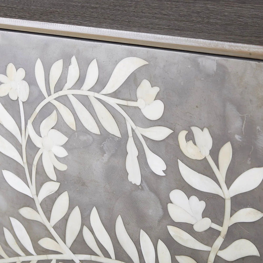 Divya Bone Inlay Buffet Sideboard Wood Entrance Storage Cabinet Luxury Living TV Cabinet