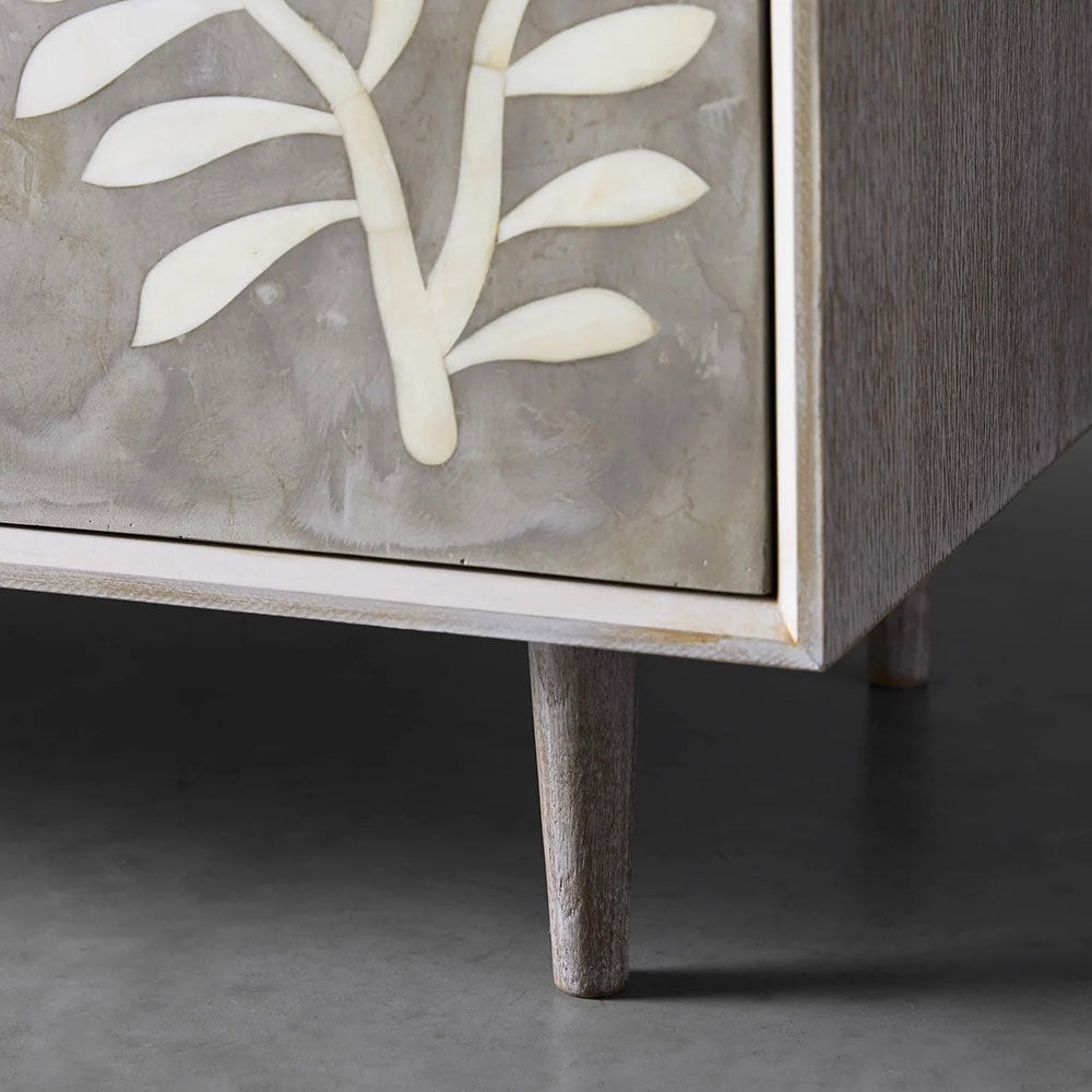 Divya Bone Inlay Buffet Sideboard Wood Entrance Storage Cabinet Luxury Living TV Cabinet