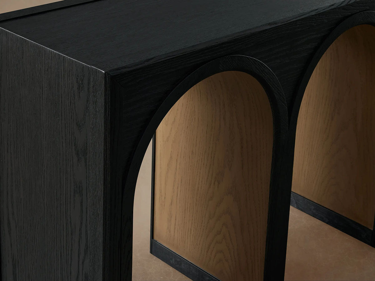 Console d'entrée Hattie en chêne massif, style rustique