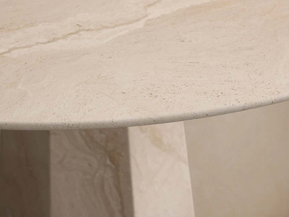 Modena Round Dining Table with Italian Marble Top