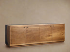 Acacius Yukas Wood Buffet Sideboard Media TV Stand Country Entrance Cabinet