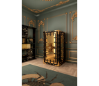 Luxury High-Security Vault Safe with Watch Winders & Gold-Plated Armor Design