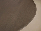 Saint Germain Round Wood Dining Table with Solid Oak Wood & Clement Base