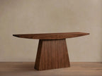 Ilaria Walnut Wood Entryway Console Table Elegant Classic Style Hallway Entrance Table