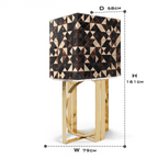 Luxury Geometric Bar Cabinet with Pixel-Inspired Design & Hidden Storage