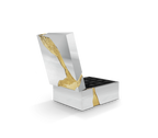 Luxury Lapiaz Watch Box with Polished Stainless Steel & Premium Watch Storage Design