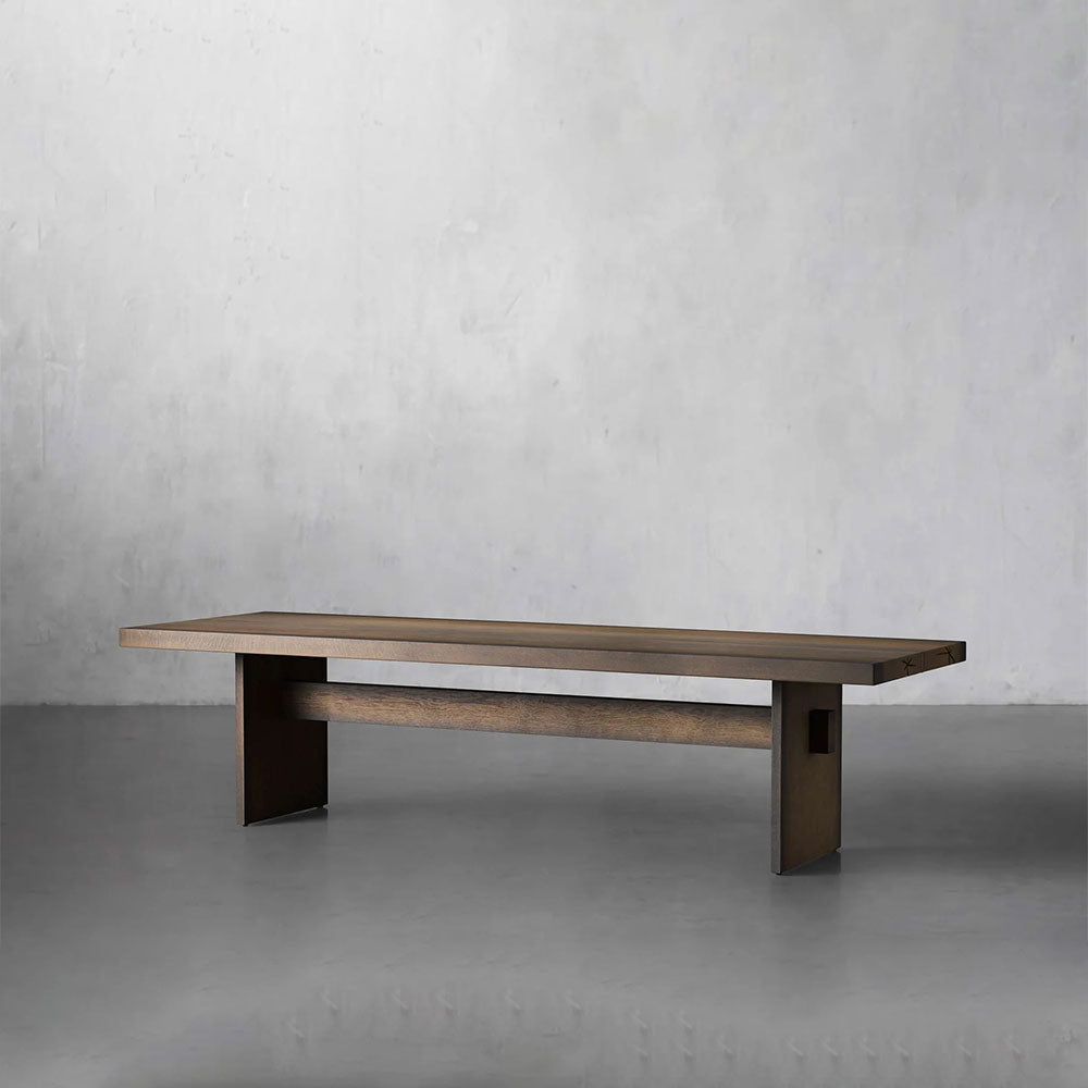 Mihaela Rectangle Oak Wood Dining Table