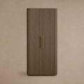 Finnley Wood Tall Cabinet Living Room Storage Cabinet with Doors Minimalist Modern Style
