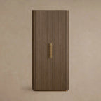 Finnley Wood Tall Cabinet Living Room Storage Cabinet with Doors Minimalist Modern Style