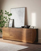 Acacius Yukas Wood Buffet Sideboard Media TV Stand Country Entrance Cabinet