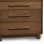 Tables de chevet Copeland Sloane à 4 tiroirs, en bois, pour chambre à coucher