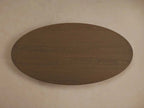 Perth Oval Esstisch aus massiver rumänischer Eiche, handgeschnitzt, moderner Stil