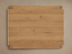 Sulina Wood Oak Extension Dining Table Drop-Leaf Design