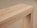 Sullivan Entryway Console Table Solid Oak Hallway Entrance Table Simple Modern Natural Style