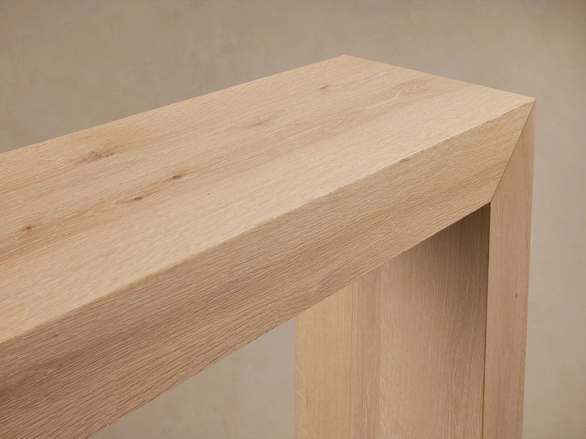 Sullivan Entryway Console Table Solid Oak Hallway Entrance Table Simple Modern Natural Style